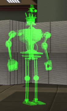 A Virtual Skelecog at full HP