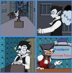 Count Erclaim's appearance in an official Twitter comic.