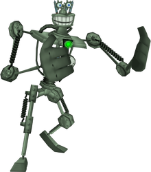 Render of a fat executive Cashbot Skelecog