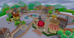 Toontown Central during Toonsmas