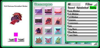 Early development of the Hammerspace interface