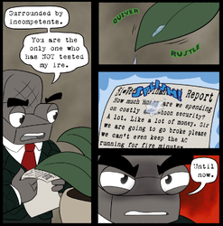 The Chairman featured in an official Twitter comic