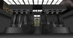 Doors to the Cashbot Vault