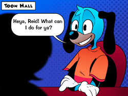 Flippy as he appears in the comic "Reid-tirement"