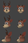 Early concept models for the Deer