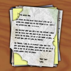 Travis' letter