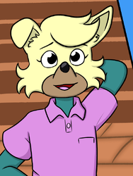 Scout in the comic "Hired Help"