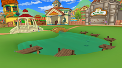 Toontown Central's fishing pond