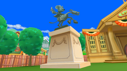Toontown Central's statue