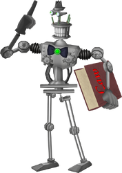 Render of a buff Lawbot Skelecog