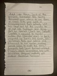 Perez's Letter
