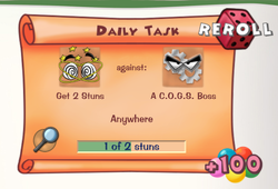 A Daily Task with 2x Gumballs