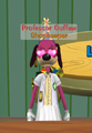 Professor Guffaw with a Pleated Skirt