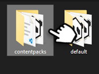 Locate the contentpacks folder