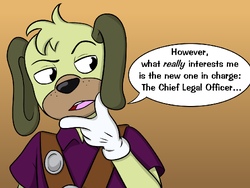 Rocky in the comic "Hired Help"