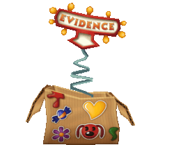 The Sound Evidence box animation
