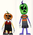 The pumpkin head Cheesy Effect awarded during Halloween 2023