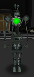 A skinny Skelecog's appearance prior to the v1.3.0 update